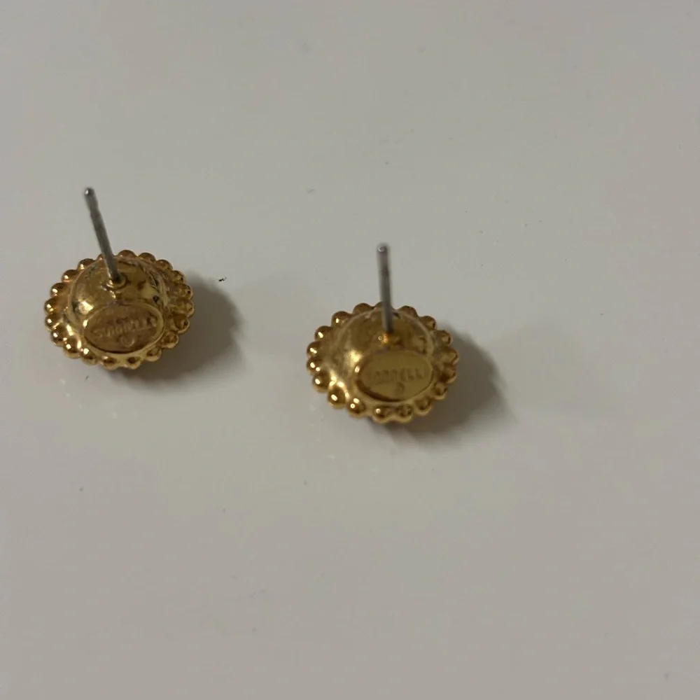 Sorrelli Simplicity Gold and Opal Stud Earrings - Picture 2 of 3